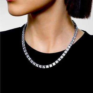SWAROVSKI Millenia Necklace with Square-cut Crystals